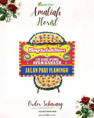 Bunga Papan Congratulation di Baha